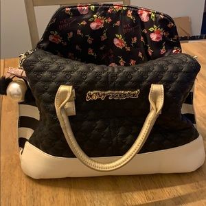 Betsey Johnson Quilted Tote Purse